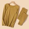 Women's Thermal Wool Underwear Set for Autumn/Winter - Warm, Lightweight, and Comfortable