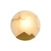 Nordic Luxury Round Natural Marble Wall Lamp for Bedroom and Living Room