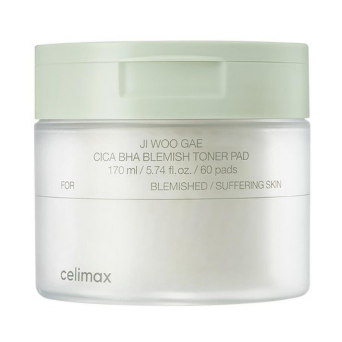 

[CELIMAX] Ji Woo Gae Cica Bha Blemish Toner Pad 170ml 60ea 1PCS