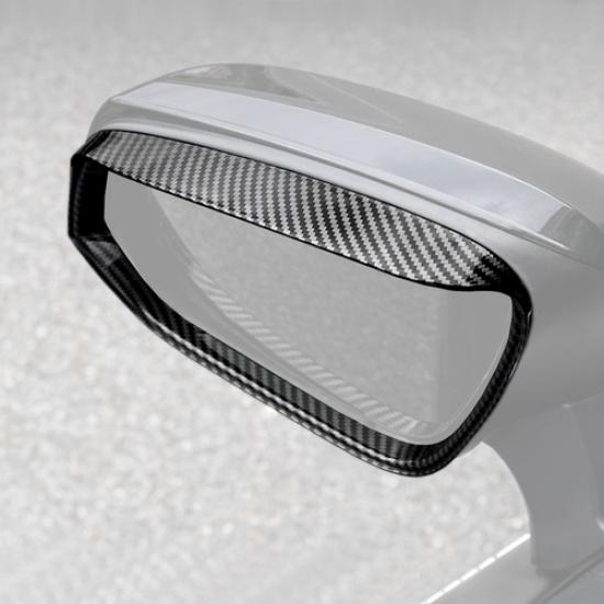 Carbon Side Rearvew Mirror Eyebrow Frame Cover Trim For Toyota Tacoma 2016-