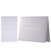 Custom Logo School A4 Blank PU Leather Diploma Cover with Gold/Silver Printing Certificate Diploma Certificate Cover Folder