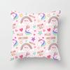 Ins Cute Unicorn Pillowcase Cartoon Home Sofa Cushion Pillowcase Pillowcase Pillowcase Pillowcase