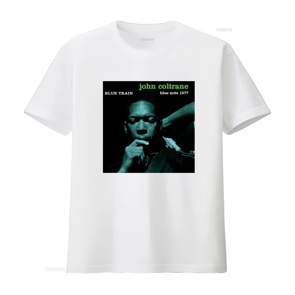 John Coltrane Blue Train T-shirt Jazz Musique Inspiré Design Moments Avis Je Suis Démodé Hommage vintage Lavé Décontracté