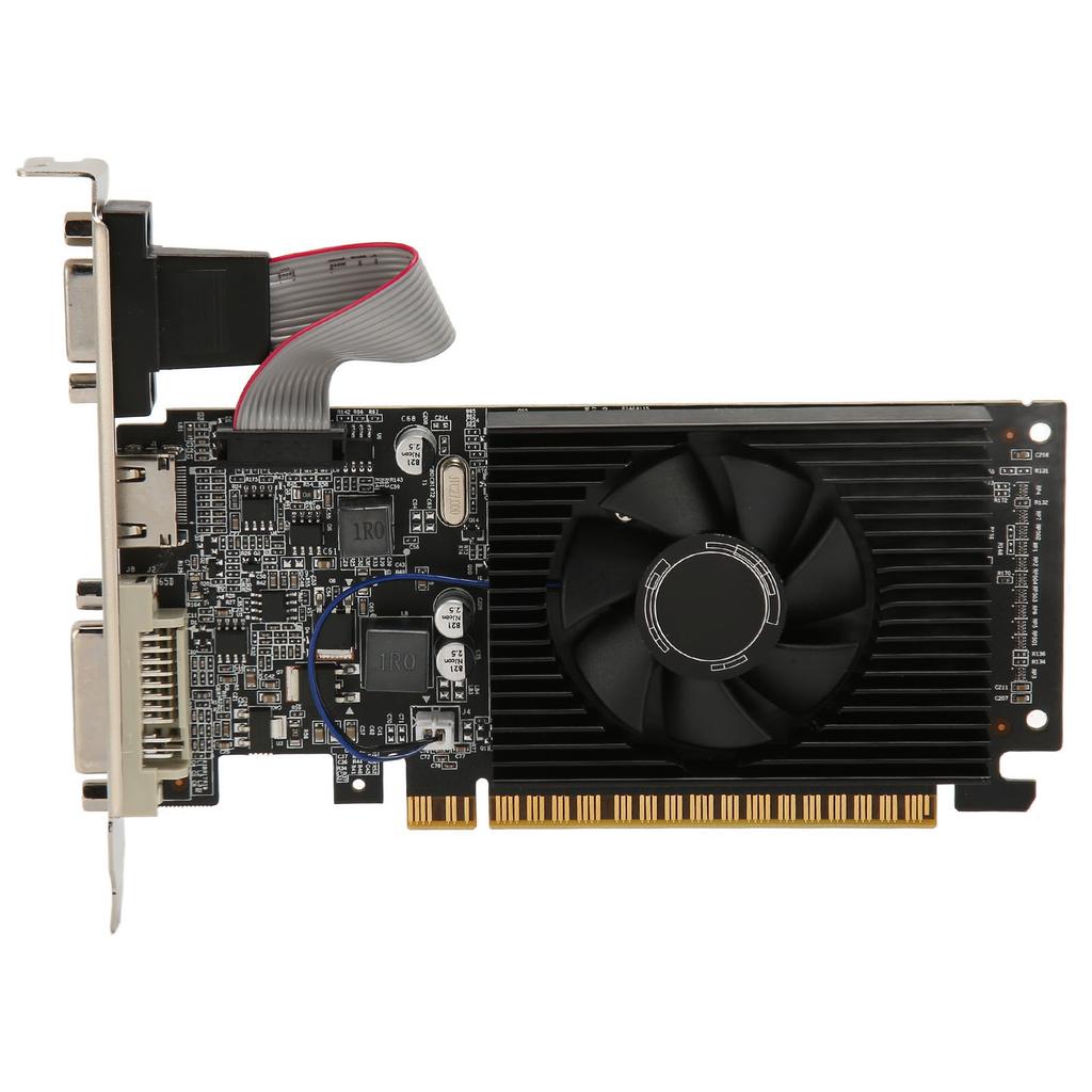 G210 1GD3 Graphics Card GF218 Chip 500MHz 1GB 64bit GDDR3 Memory PCIE 2.0 Graphics Card for Gaming Desktop PC