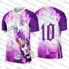 2026 Japonské Anime Fotbalový Dres Dragon Ball Pánské/Dámské Oversize Tričko Letní Sportovní Prodyšné Bandai Cosplay Tričko