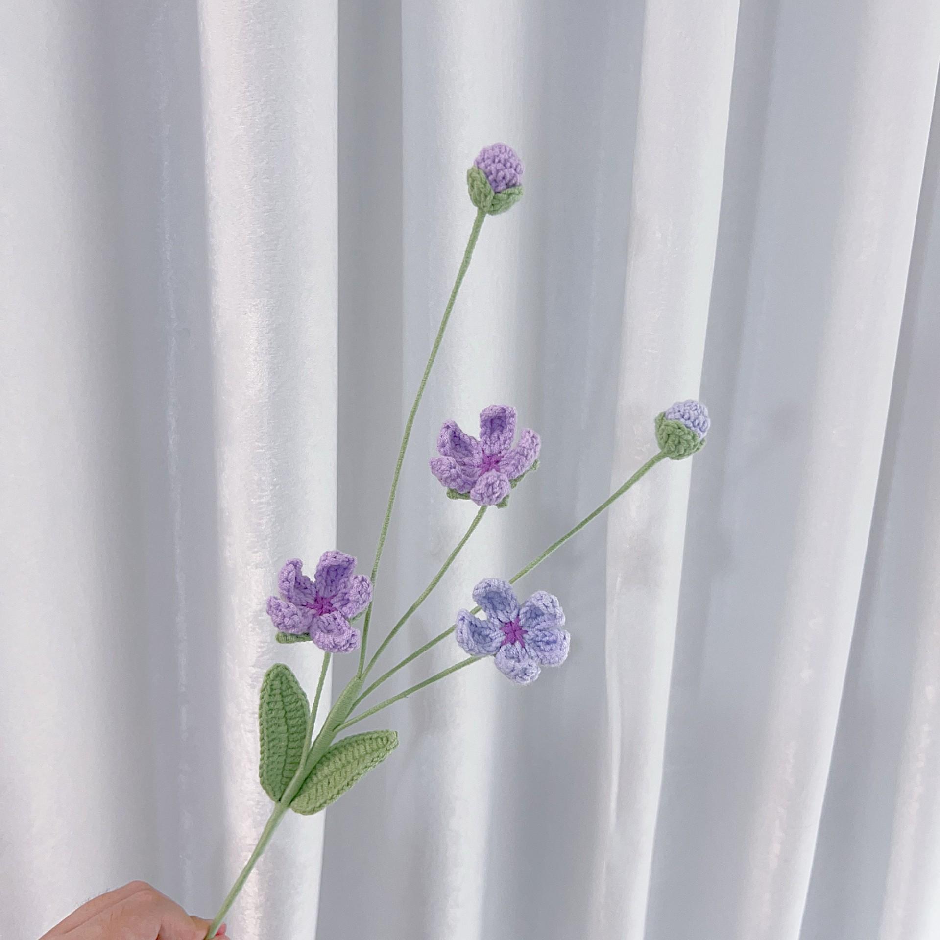 

Трава Андросацис Вязаные цветы Креативный вязаный букет цветов Ручной работы Цветок Свадьба Домашний декор Подарок