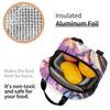 A Fluorescent Butterfly On The Book Of Life Insulated Lunch Bag for Women Children Portable Food Boxes Thermal Lunch Box Tote