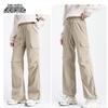 Xuezhongfei Women's Warm Straight-Leg Down Workwear Pants
