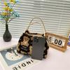 Linen Handbag Women New Cute Cartoon Bear Lunch Box Fresh Artistic Student Tutoring Bag