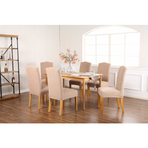 TIANSHU Two-Piece Chair Covers, Available in 11 Colors, Stretchable, Fluffy, Removable, Washable, for Home and Hotel Use, Weddings, Parties, and More