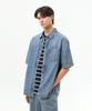 Tamijinseu Short Sleeve Denim Shirt (T32G1Nsh04Tml11A5)