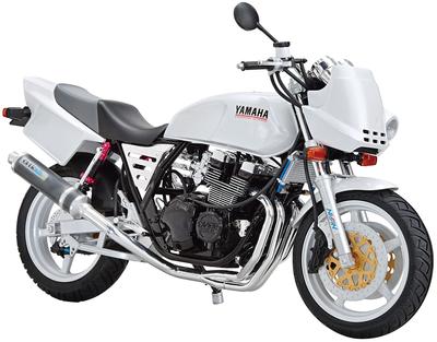 Aoshima Bunka Kyozaisha The Bike Series Yamaha 4HM XJR400S 1994 Özel parçalı plastik model Kalıp rengi 1/12 No.54