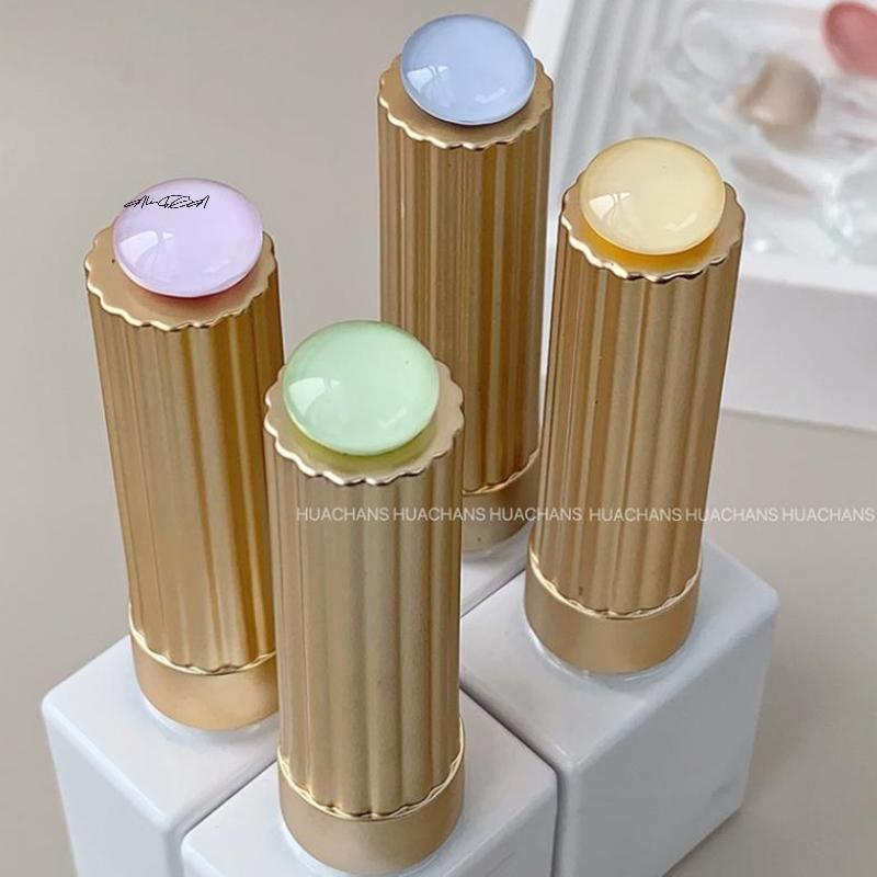 Mini Glass Nail Color Card Manicure Bean 3D Round Bead Transparent Glue Plate High-Quality Nail Polish Manicure Tool