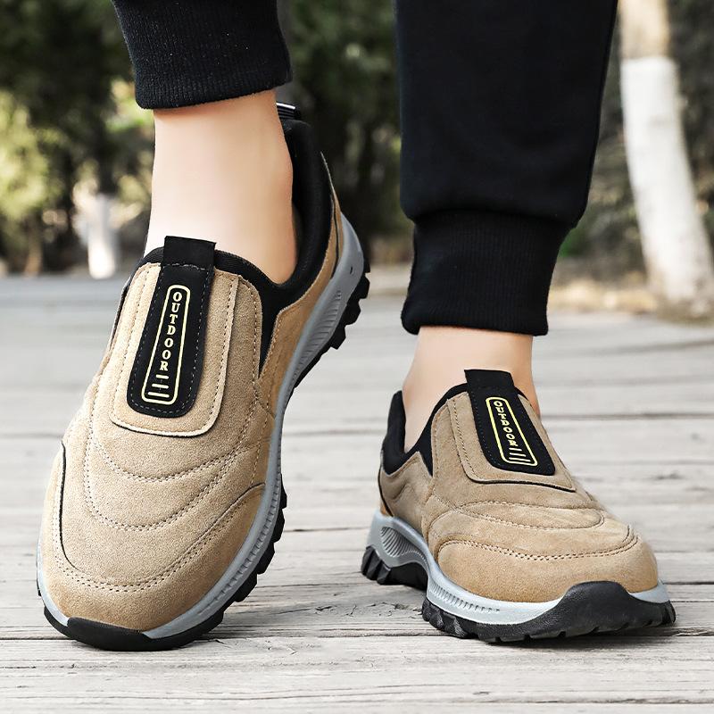 Men's Shoes New Casual Shoes Platform Comfortable Single Shoes Outdoor Mountaineering Sports Shoes Shoes Men's