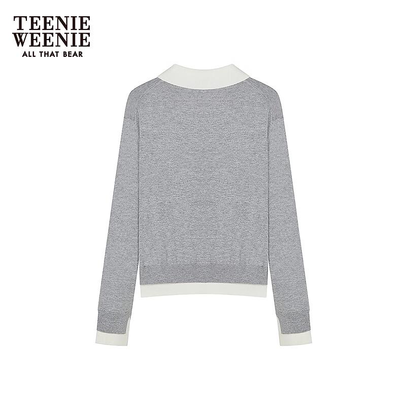 Teenie Weenie Women's Bear Letter Knit Sweater