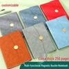 Custom Logo Leather Journal Set: Laptop Gift Box with Three-Fold Thickened Notebook for Creative Business.