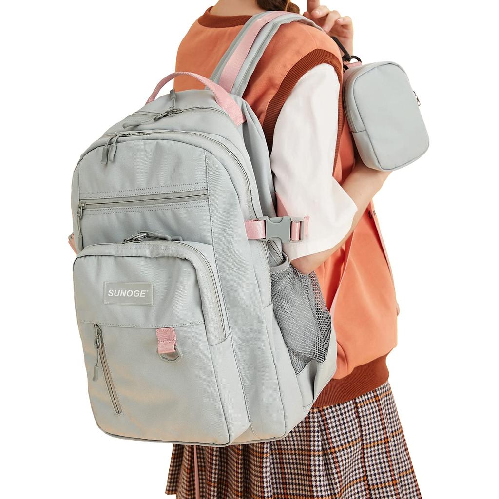 Business Large PC USB Charging Port Water For High School Junior High School Stylish [SUNOGE] Backpack, Rucksack, Men's, Women's, Lightweight,