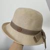Fisherman's Hat Lady Spring and Autumn Travel British Top Hat Fashion Casual Versatile Knitted Basin Hat Shows Small Face