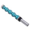 Flush Trim Spiral Router Bit Cemented Carbide 1/2in Shank 3/4in Cutting Diameter Double Bearing Rout