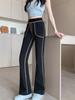 Casual Yoga Pants For Women With High Waist Micro Bell Bottoms For Fall Winter 2025