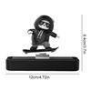 Sliding Skateboard Bear Car Temporary Parking Number Plate, Silent Magnetic Dashboard Phone Card