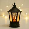Halloween Led Candle Lantern Vintage Witch Castle Pumpkin Ghost Pagoda Wind Lantern Hanging Indoor Outdoor Party Decor Supplies