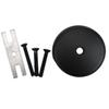Replacement Bathtub Drain Overflow Panel with 3 Screws for Easy Install