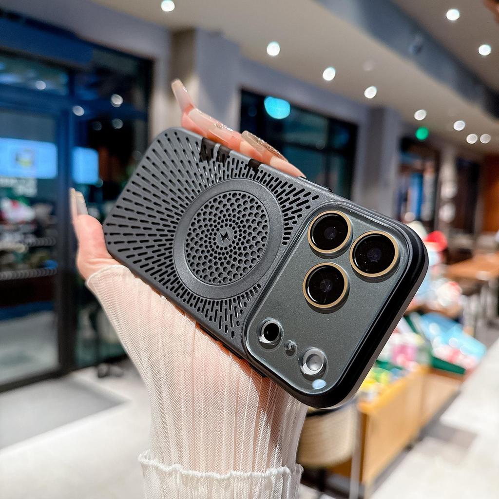 Apple iPhone 16/17 Pro Max Case with Berlin Heat Dissipation, Wireless Charging, All-Inclusive Lens Protection, Hard Shell.