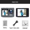 4K Waterproof 360° Panoramic Action Camera for Motorcycle & Fishing