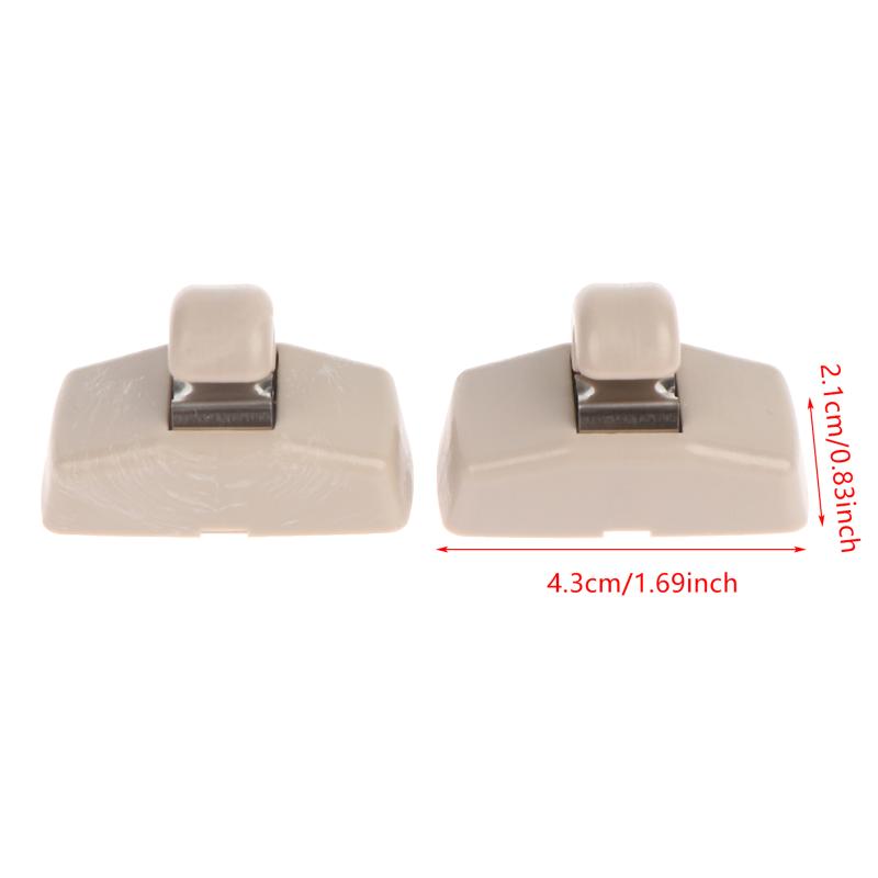 2Pcs Sun Visor Hook Clip Bracket Hanger Compatible Interior Visor Clip Hook Clip Bracket Replacement Car Accessories