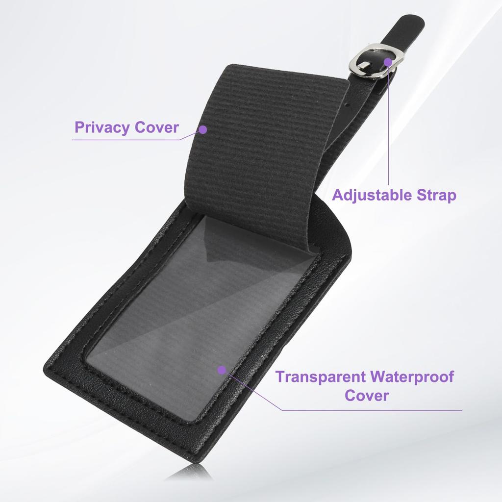 PATIKIL Travel Passport Luggage Tag Set with Initial Passport Cover and Alphabet Chenille Letter Travel Wallet Bag Suitcase Identifier for Women and