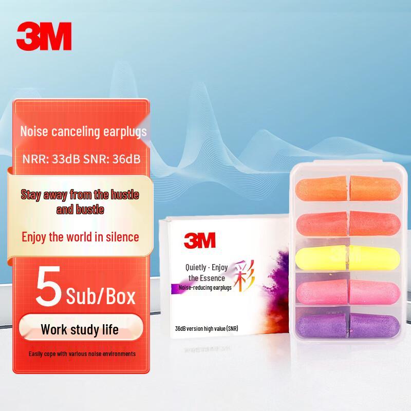 3M Noise Reducing Earplugs Standard