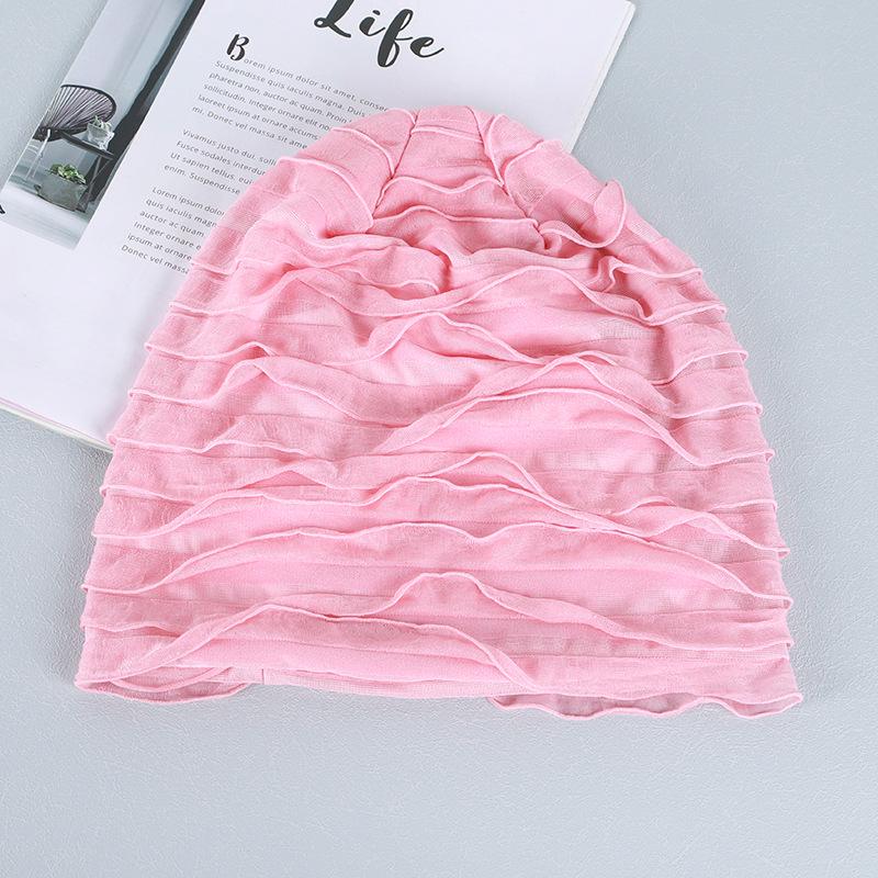 

Women s Summer Maternity Pullover Hat - Mint Leaf Floral Windproof Beanie One Size розовый