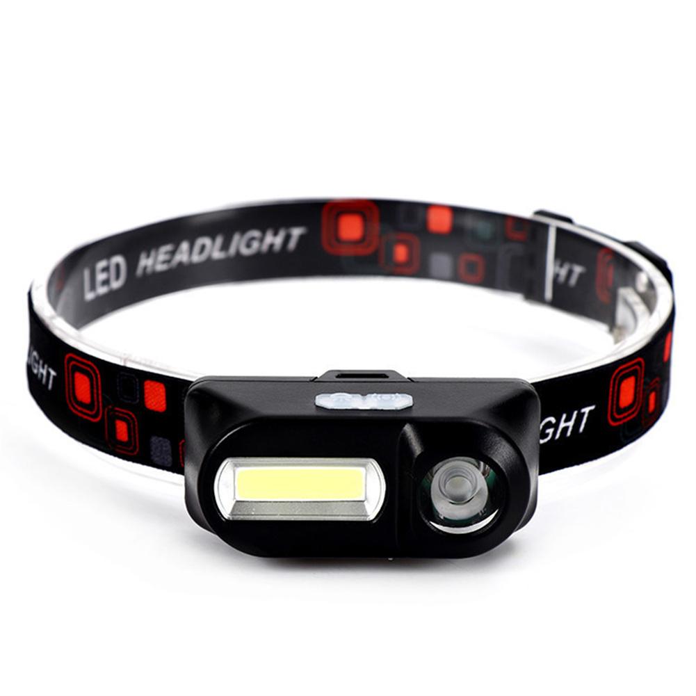 Portable Lighting Headlamp Outdoor Emergency Head-mounted Usb Rechargeable Lamp Headlight