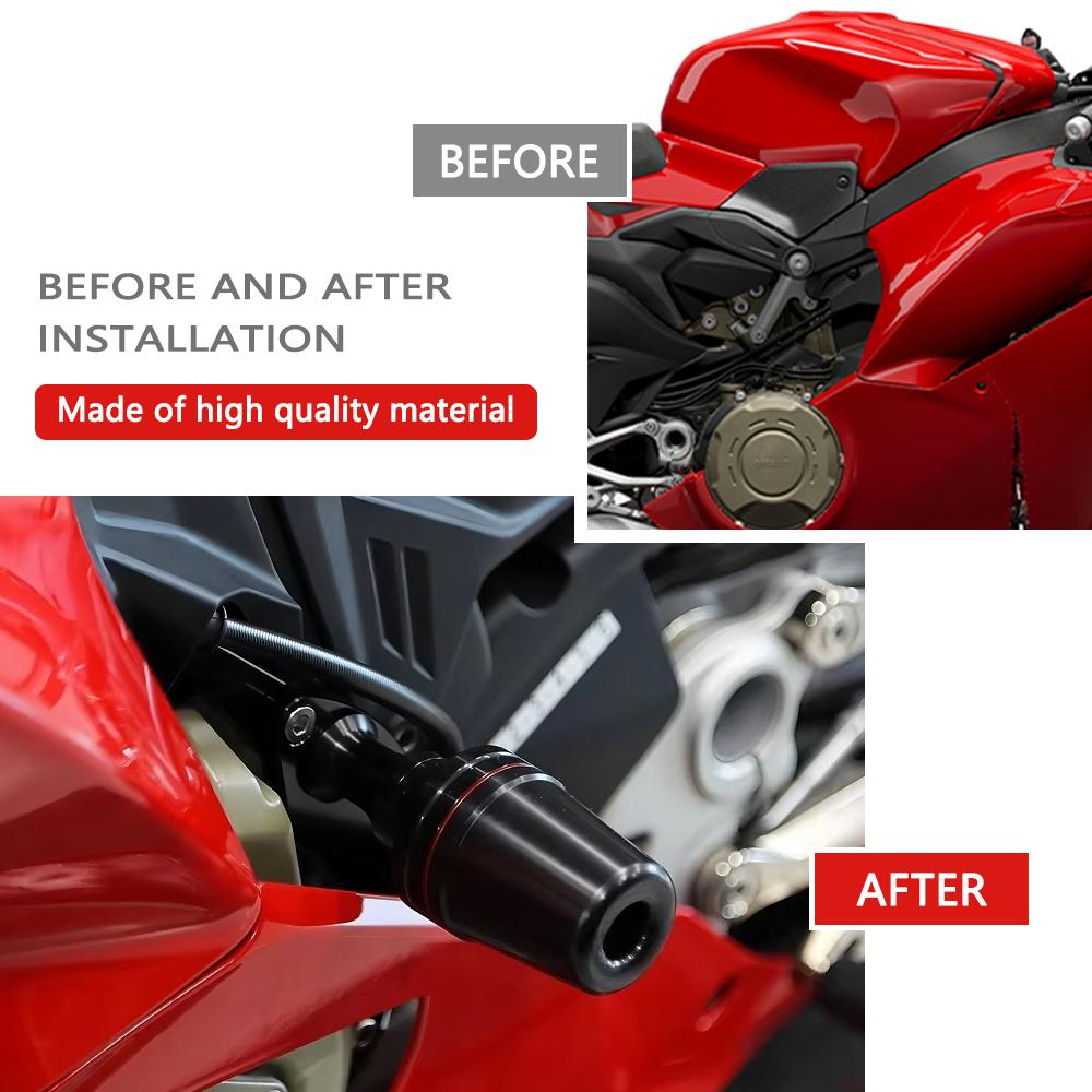 For Panigale V4 PANIGALE V4S 2025 2026 Frame Slider Protector Motorcycle Engine Anti-collision Protector Anti-collision Ball