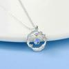 2026 Korean Fashion Fairy Feather Zircon Pendant Necklace Girls Elegant Necklace Women Clavicle Chain Jewelry Gift
