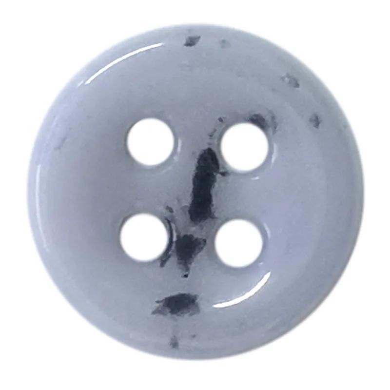 10pcs Creative Ceramics 4-hole Buttons 11mm Round Colorful Pretty Ceramics Buttons Shirt Skirt Decorative Buttons