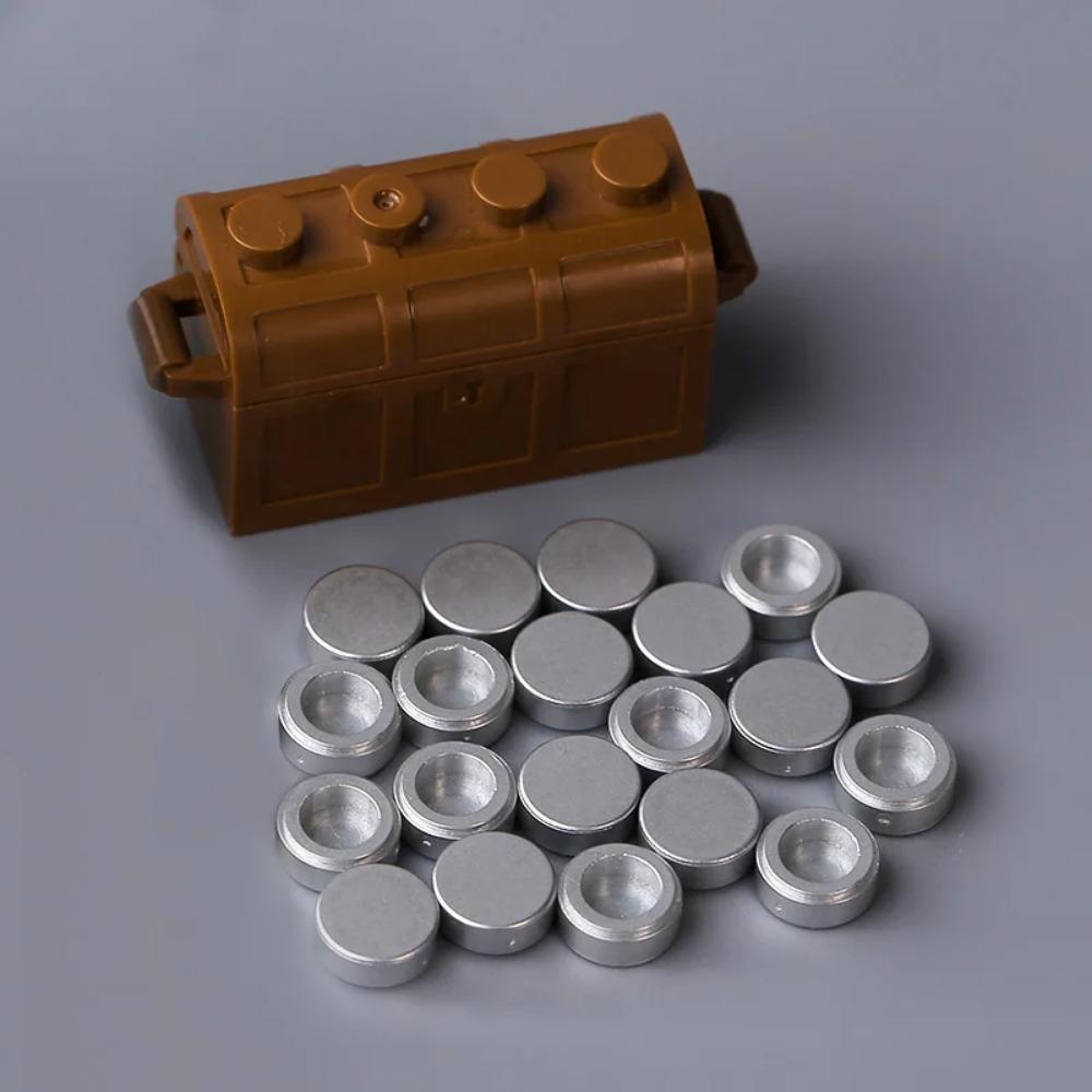 MOC Precious Deposits Building Blocks Treasure Pirate Map Gold Ore Silver Brick Box Diamond Bricks Toys Gift