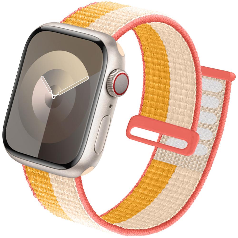 Pasek Nylonowy z Pętelką Do Pasków Apple Watch 44mm 40mm 49mm 41mm 45mm 46mm paski Bransoleta iWatch Seria 7 6 5 se 8 9 ultra 2 3 10 11