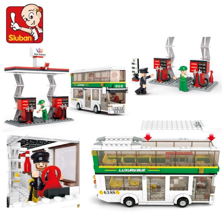 High-Quality 403Pcs High-Quality Sluban High-Quality 0331 Urban area High-Quality Town High-Quality School High-Quality Green High-Quality Safe