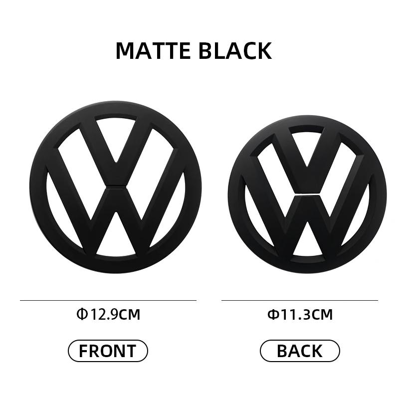 2Pcs Car Sticker For Volkswagen VW Golf 5 MK5 GTI 03-08 129mm X 113MM Car Front Grill Badge Replacement Emblem Car Logo Stickers