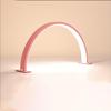 Half Moon Light for Nail Desk, 15.35inch Nail Desk Lamp, Nail Desk for Nail Tech, Makeup Desks Lamps, USB Rechargeable Desks LED Lights for Beauty