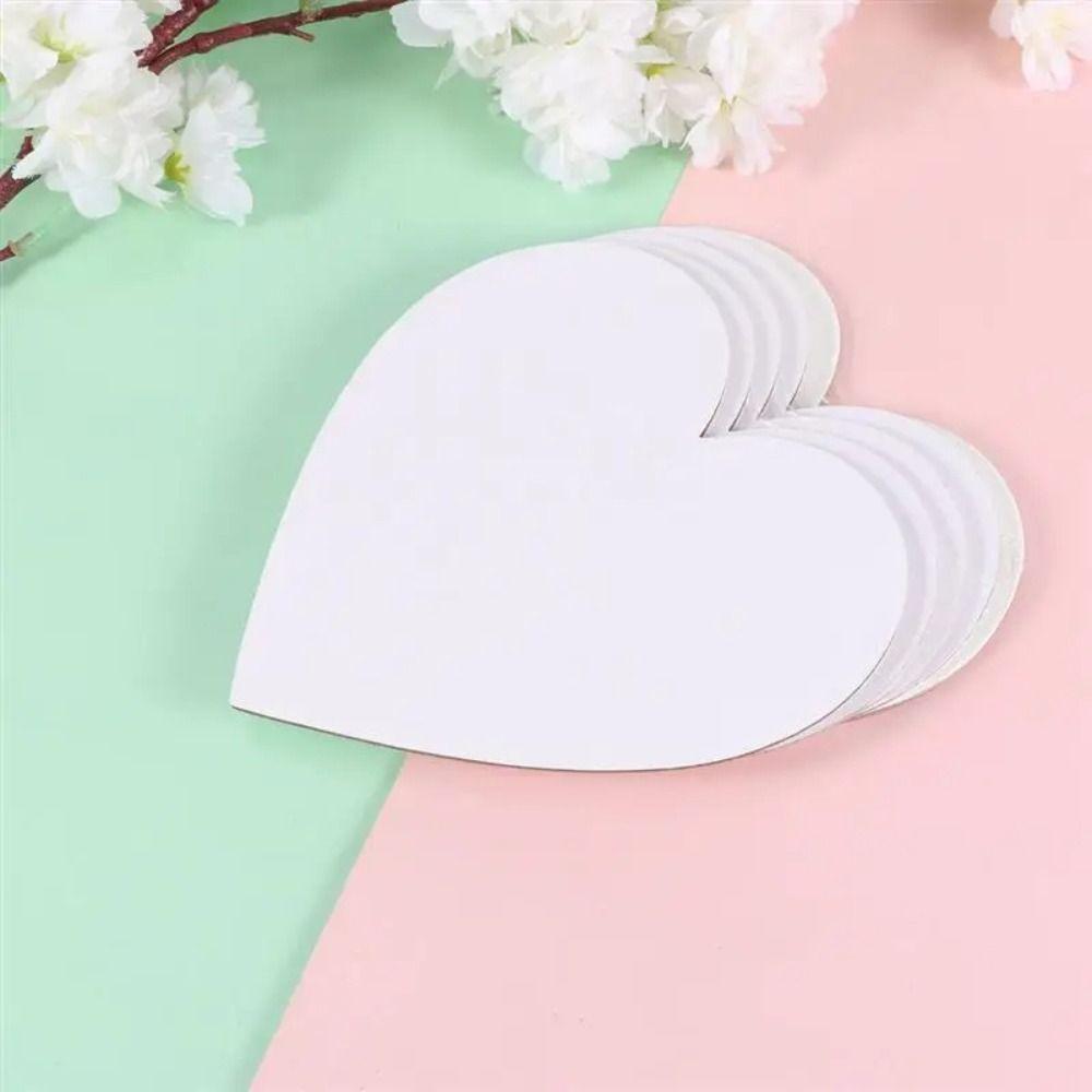 Blank Painting Board Cotton Drawing Board Picture Frame Heart-shaped Oil Canvas  Oil Paint