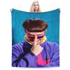 Oliver Tree  Flannel Blanket Adults Girls  Warm Soft Throw Blanket Winter Living Room Bedspread Sofa Bed Cover