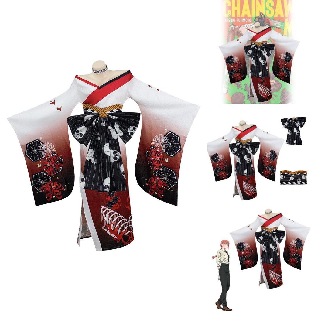 Charming Makima Power Cosplay Costume Traditional Japanese Style Soft And Comfortable