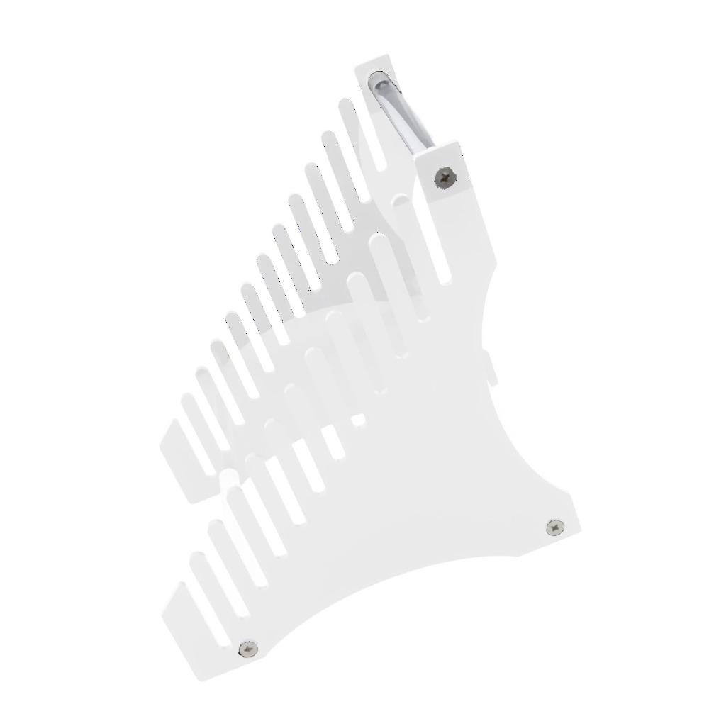 Clear View Acrylic Record Storage Black 12-slot Acrylic Rack Desktop Transparent Record Display Desktop Decor