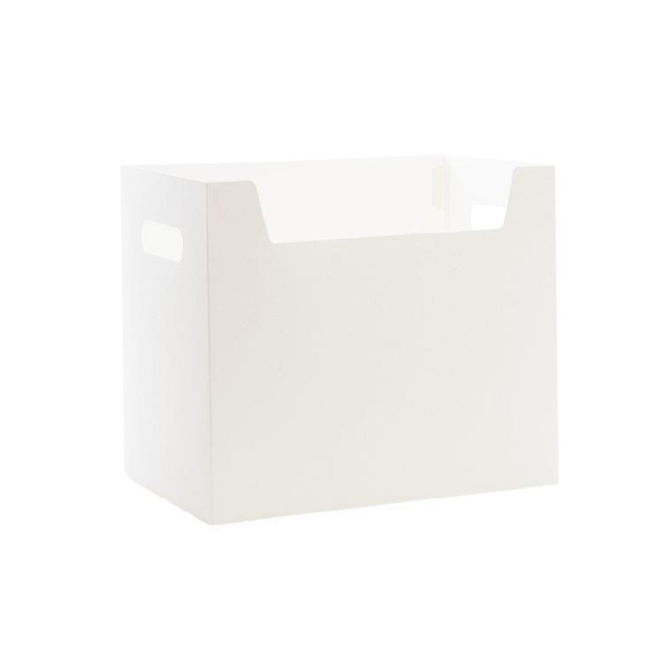 

Plastic Storage Bin Basket for Storing Notebooks File Home Office Work Supplies 1 белый