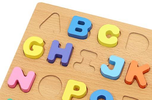 TG50035 Wooden Letter Puzzle, Alphabet Puzzle, for Learning, Educational