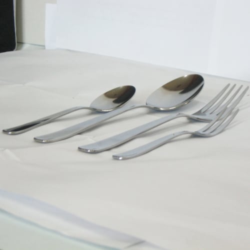 Nagao Hakaku Dinner Cutlery Set, 8 Pieces, Stainless Steel, Dishwasher Safe, Made in Japan