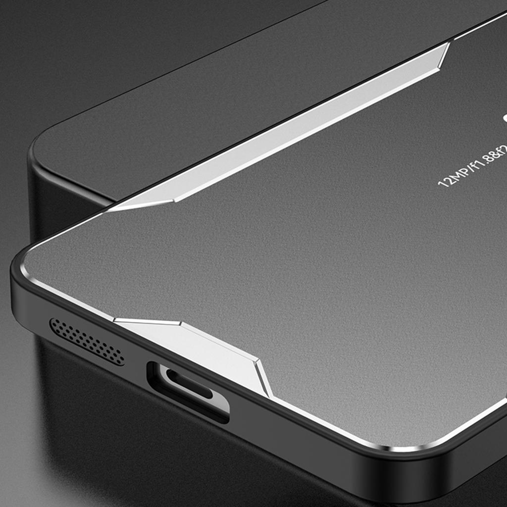 Für Xiaomi Redmi Note 13 Pro+ 5G Hülle Aluminiumlegierung+TPU+PC Airbag-Schutz Schutzhülle mit Objektivabdeckung